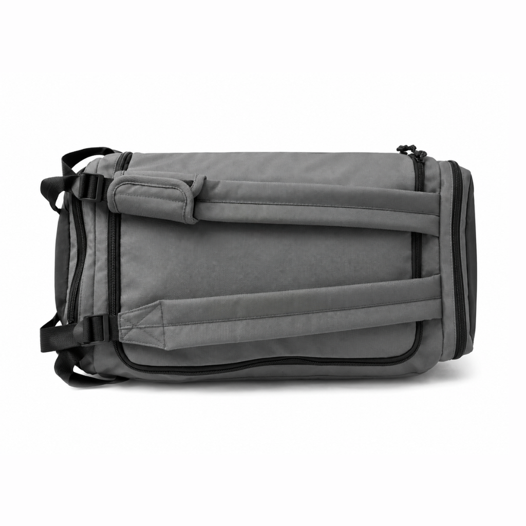 Cloudbreak Duffle Bag – Grey & Black – detail view