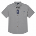 Cloudbreak Mens Short Sleeve Shirt – Stone Grey
