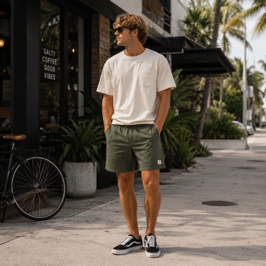 Cloudbreak Cloudbreak Easy Shorts - Olive Tide/Dune