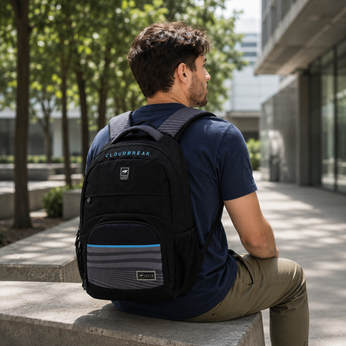 Cloudbreak Everyday Backpack – Black Urban Travel – product photo