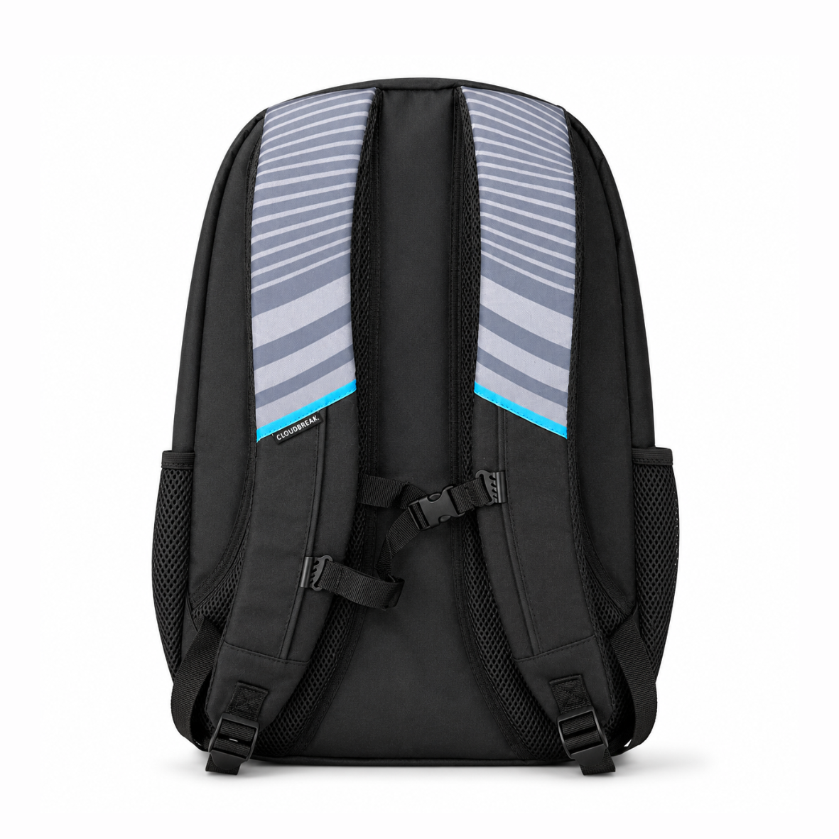 Cloudbreak Everyday Backpack – Black Urban Travel – detail view