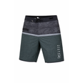 Cloudbreak Drift men’s boardshorts with textured charcoal and green surf stripe design