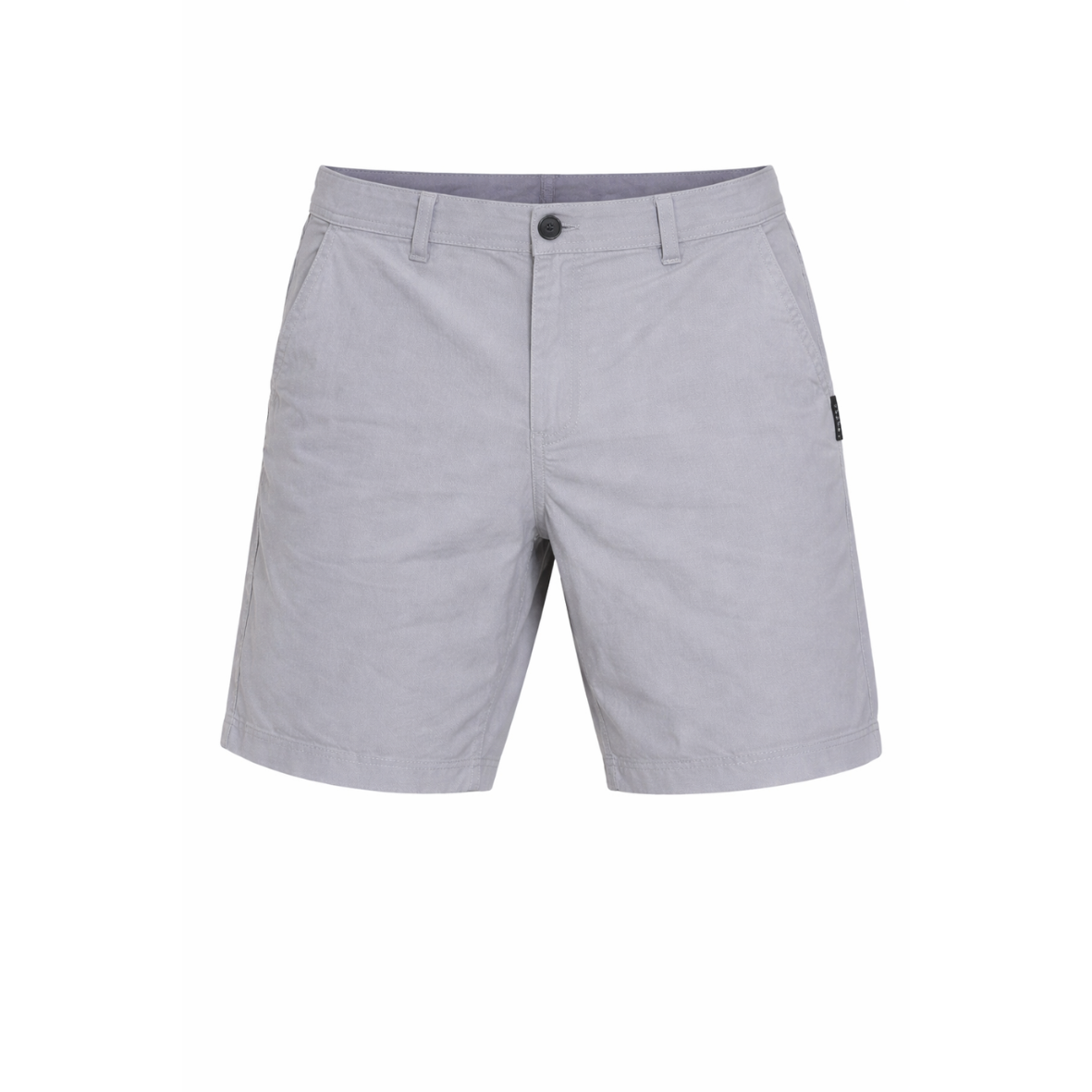 Gray shorts on a white background
