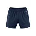 Navy Cloudbreak men’s active shorts with elastic waistband and side zip pocket, lightweight athletic shorts for training, travel, and everyday wear.